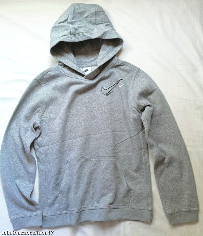 ŠEDÁ MIKINA-NIKE-vel. S/36