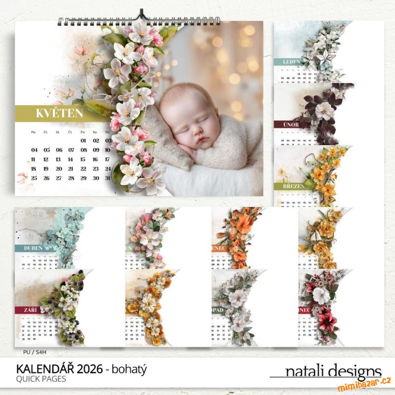 * NOVINKA * Kalendář zdobený 25