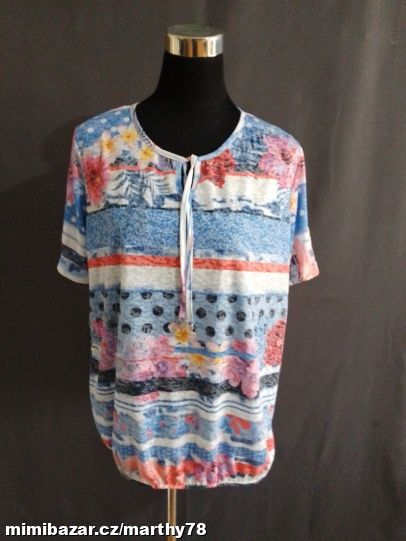*** KRÁSNÉ DÁMSKÉ VZOROVNÉ TRIKO, VEL.XL ***