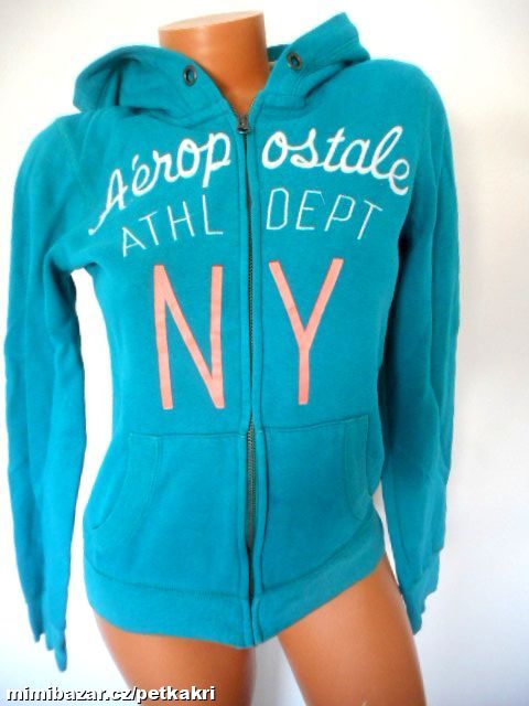 tyrkysová dámská mikina vel M