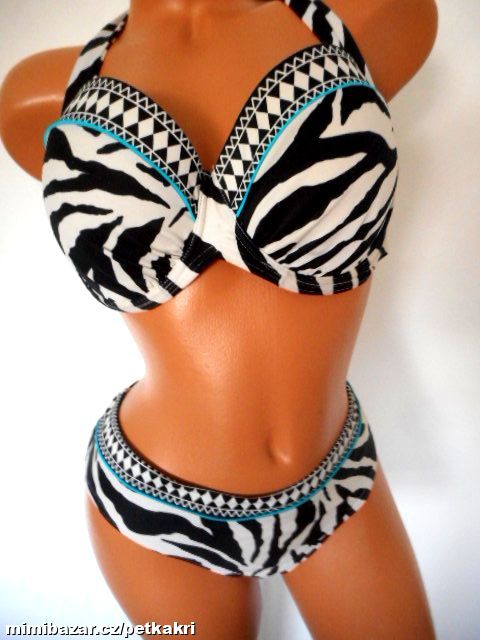dvoudílné dámské plavky uk 16 prsa C možná i D