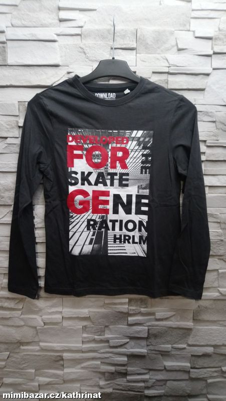 Šedé chlapecké tričko C&A, vel. 146/152