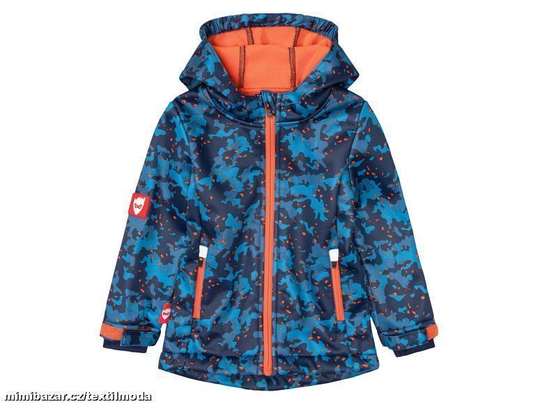 Softshellová bunda s kapucí zn. Lupilu