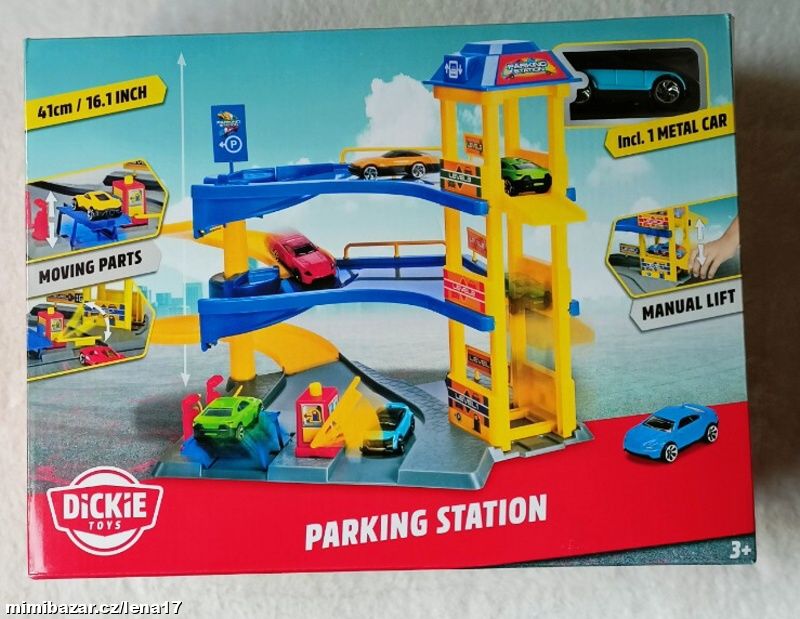 Nová TŘÍPATROVÁ GARÁŽ S AUTÍČKEM