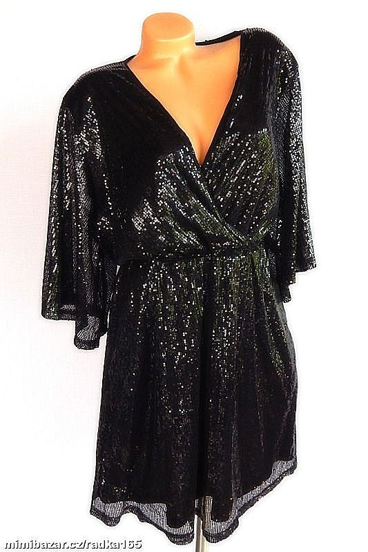 Celoflitrové šaty vel.52/54