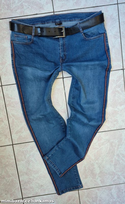 Krásné pružné džíny LAURA TORELLI-44-46(46)