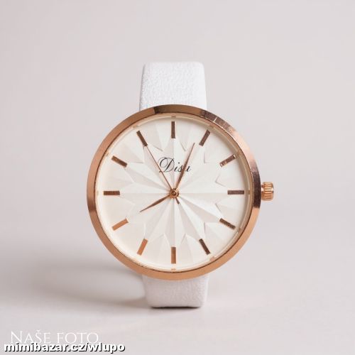 Elegantní dámské hodinky reliéfní ciferník-SKLADEM