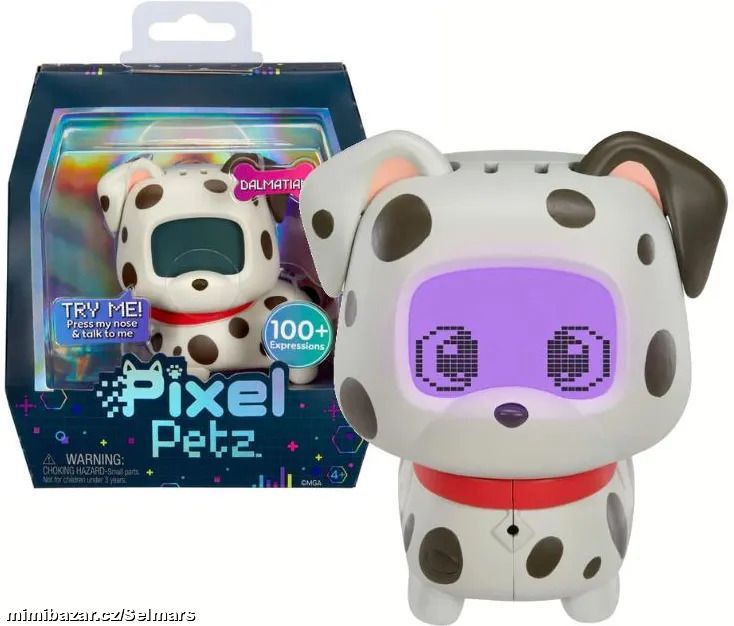 PIXEL PETZ Interaktivní PEJSEK Dalmatin 100 reakcí