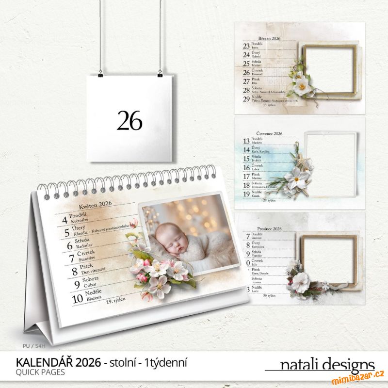 *NOIVINKA* Kalendář stolní týdenní 26