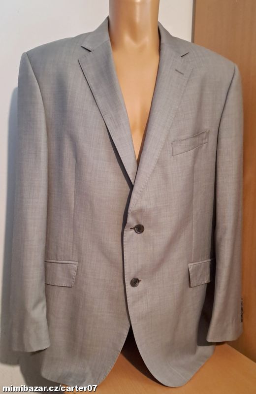 Pánské regular formální sako M&S Man/44-L/2x61cm