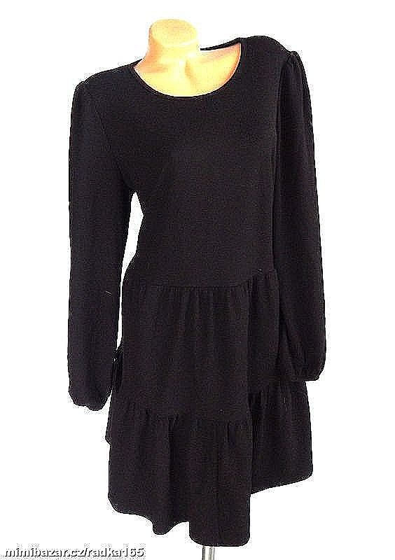 Modní žebrované teplé šaty vel.46/48