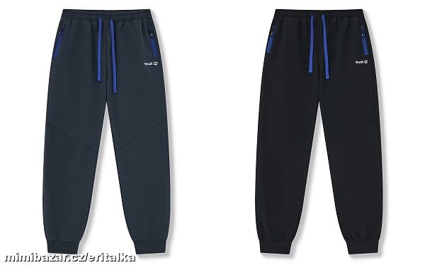 Chlapecké bavlněné tepláky Wolf - vel. 164-176