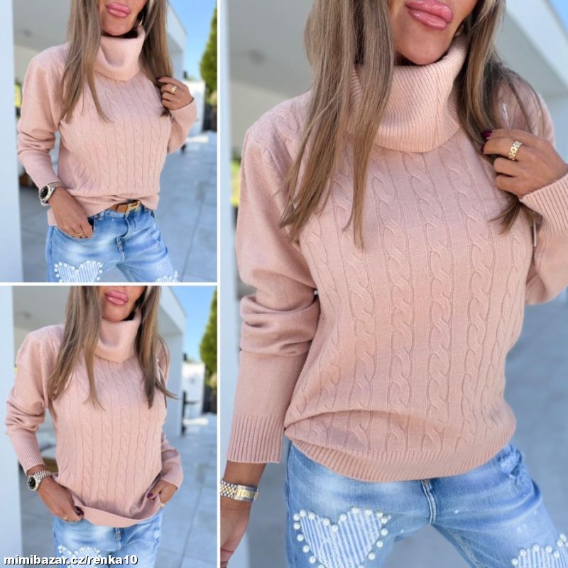 Dámský svetr rolák COPÁNKY - skladem