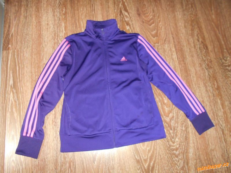 fialová dámská funkční mikina Adidas Climalite 40