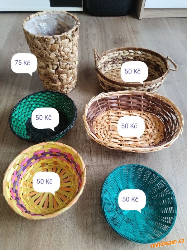 Proutěné košíky