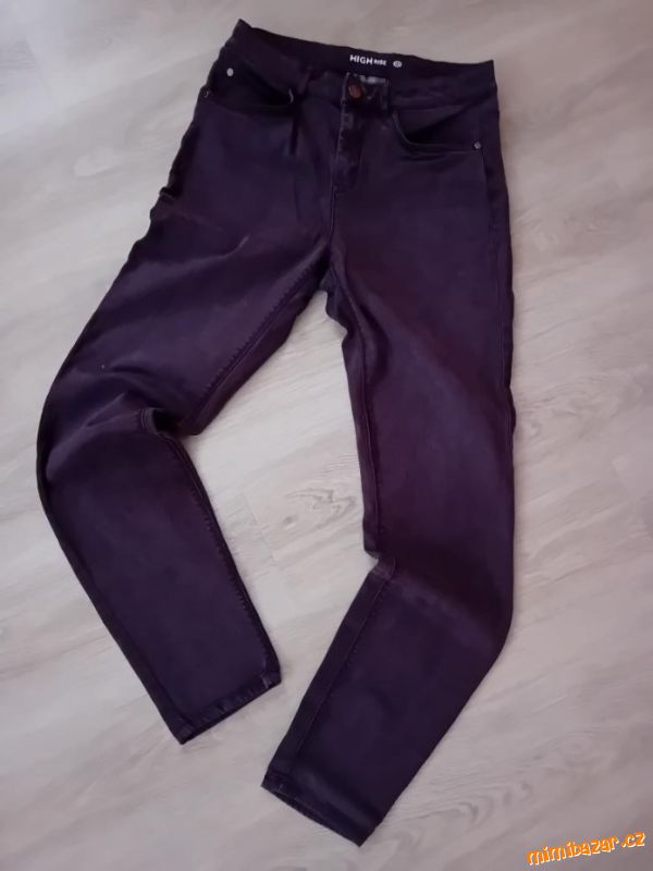 PRUŽNÉ DÁMSKÉ DŽÍNY - vel.M/L / zn.HIGH - rise C&A