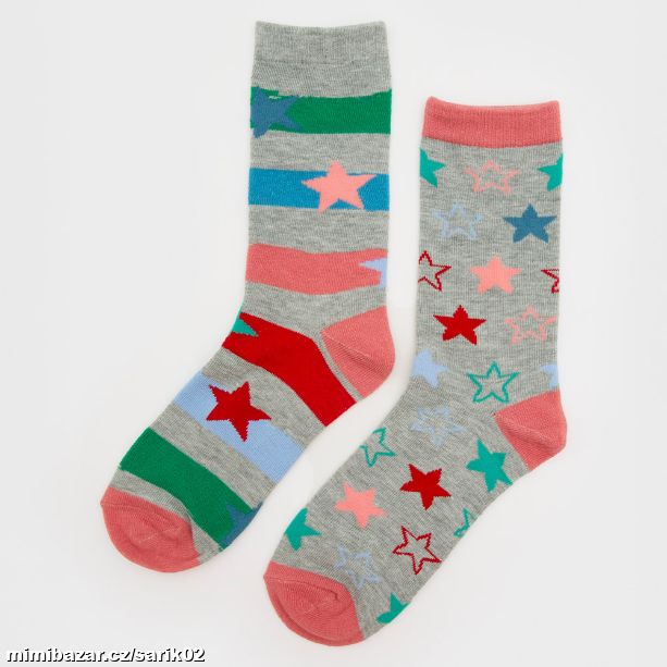 SADA VÁNOČNÍCH PONOŽEK MULTI COLOR GROUP JEDNOTNÁ