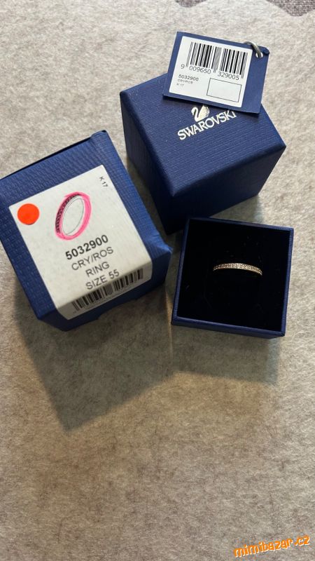 Swarovski prsten Rare Gold Rose 5032900-55