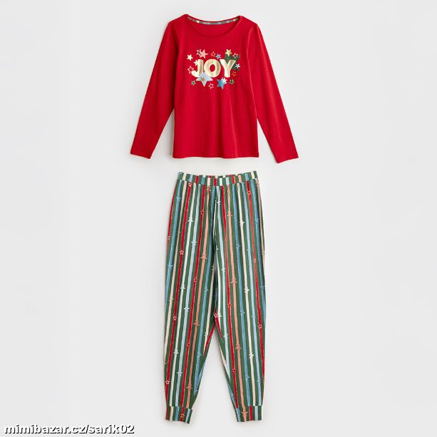 Dámské vánoční pyžamo Joy REDS vel. S