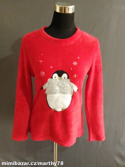 *** KRÁSNÁ DÁMSKÁ PLYŠOVÁ MIKINA, VEL.XS ***