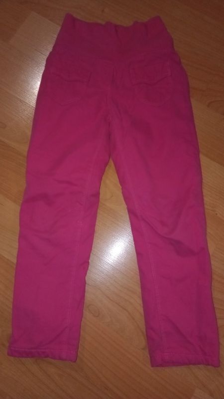 Zateplené kalhoty vel. 110/116