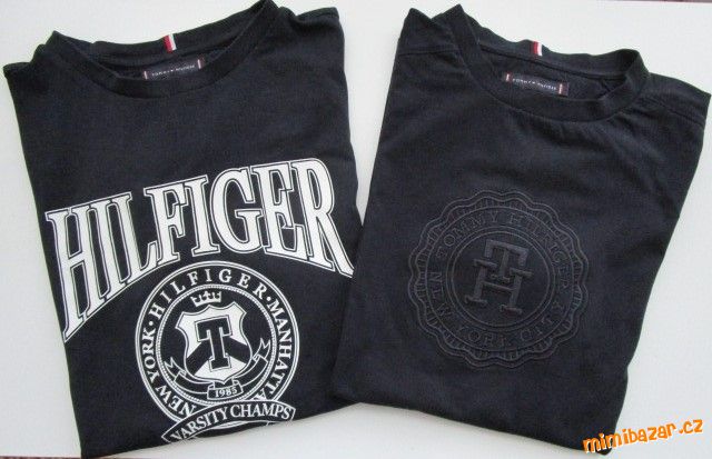 TRIČKA S RUKÁVEM TOMMY HILFIGER, SUPER STAV !!!