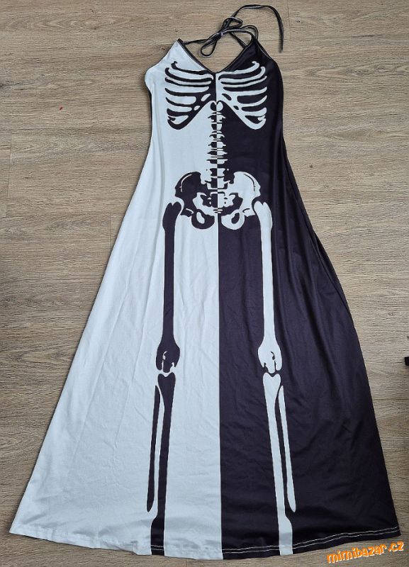 ŠATY KOSTI NA HALLOWEEN- UNI VELIKOST