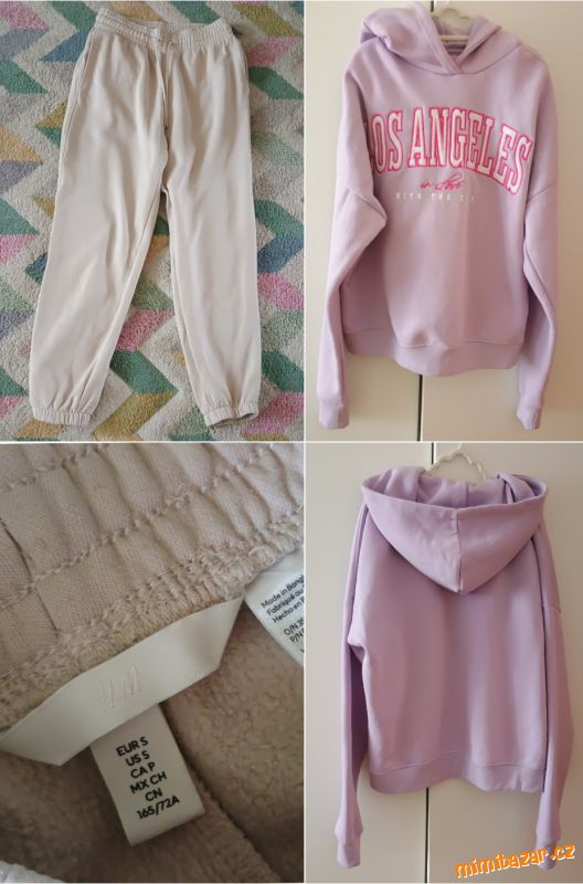 Bavlněná tepláková souprava H&M vel.XS/S