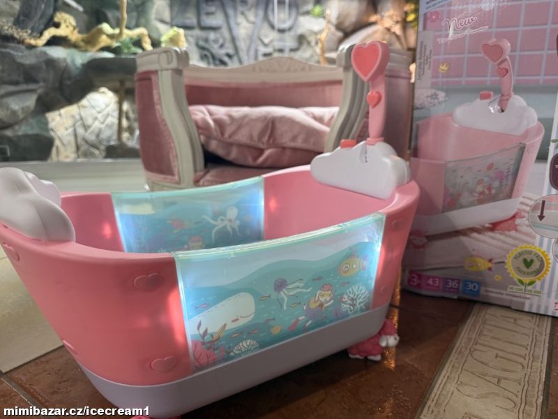 Svítící a zvuková vana Baby Annabell