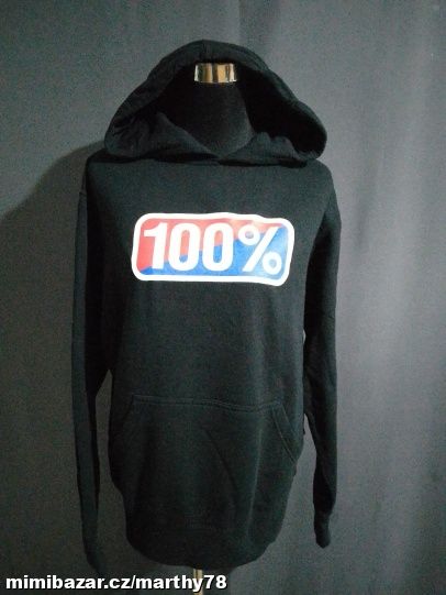 *** KRÁSNÁ MIKINA S KAPUCÍ, UNISEX, VEL.M/L ***