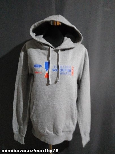 *** KRÁSNÁ MIKINA S KAPUCÍ, UNISEX, VEL.L ***