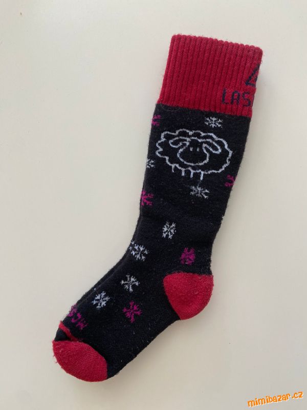 Vlněné lyžařské podkolenky Lasting (2 - 4 roky)