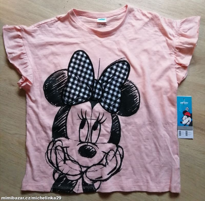 Bavlněné tričko s Minnie Mouse