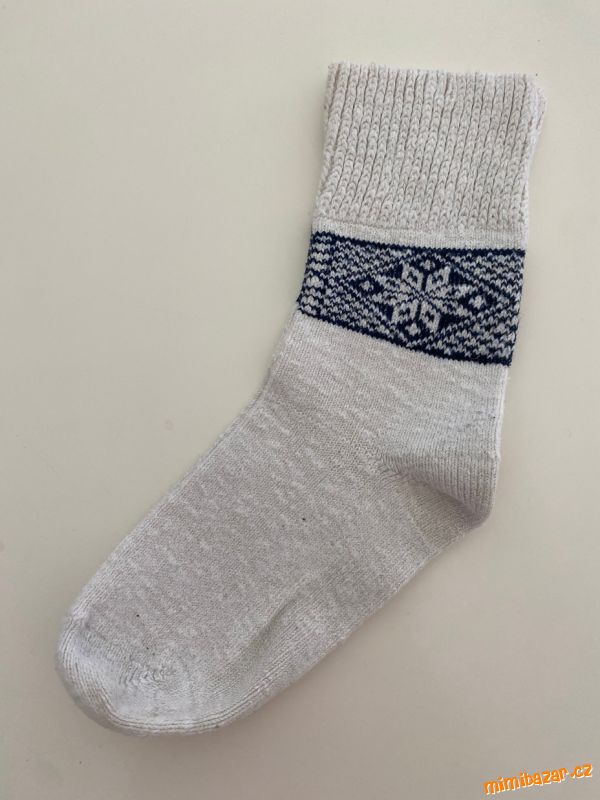 Vlněné ponožky (19 - 21 cm)