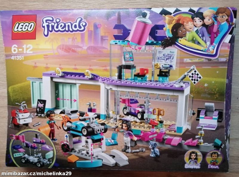 Lego Friends Tuningová dílna 41351