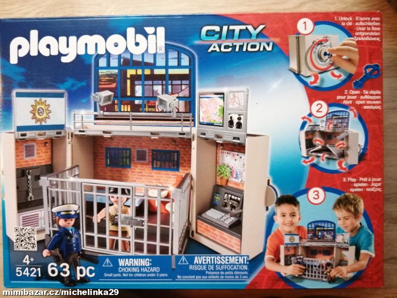 Playmobil 5421 Přenosný kufřík Policejní stanice