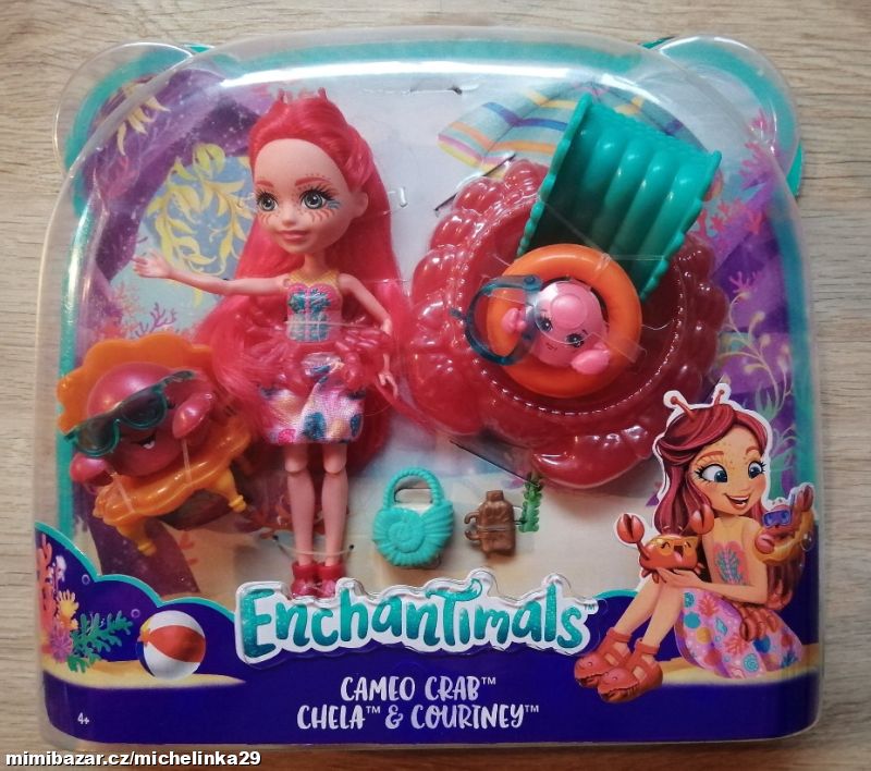 Enchantimals panenka Cameo s krabem Chela