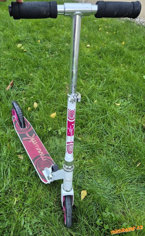 Skládací koloběžka Authentic Muuwmi 180 OR bílo-rů