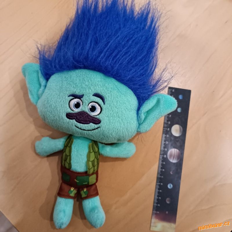 ☘ Plyšový Troll Branch zelený ☘