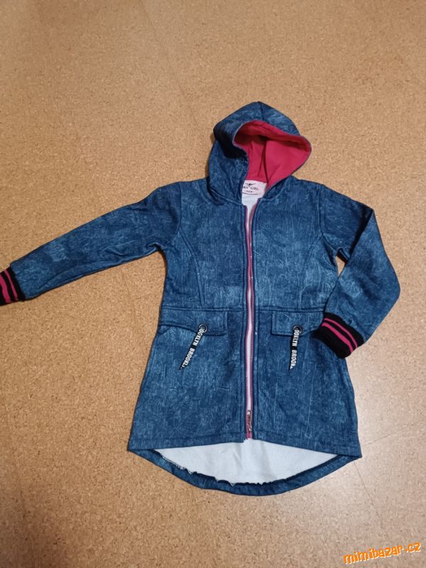 Dívčí podzimní kabátek 134/140