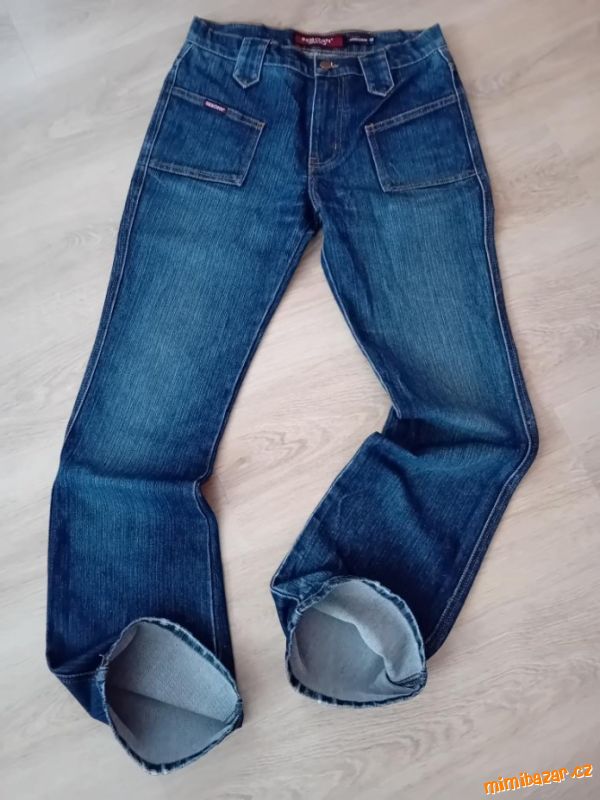 PĚKNÉ DŽÍNY S KAPSAMI - vel.M/L /zn.Seborn