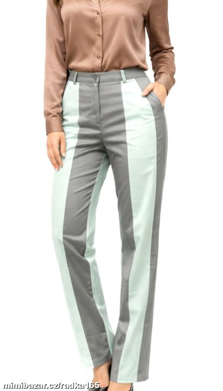 Béžovo krémové kalhoty vel.XL/48