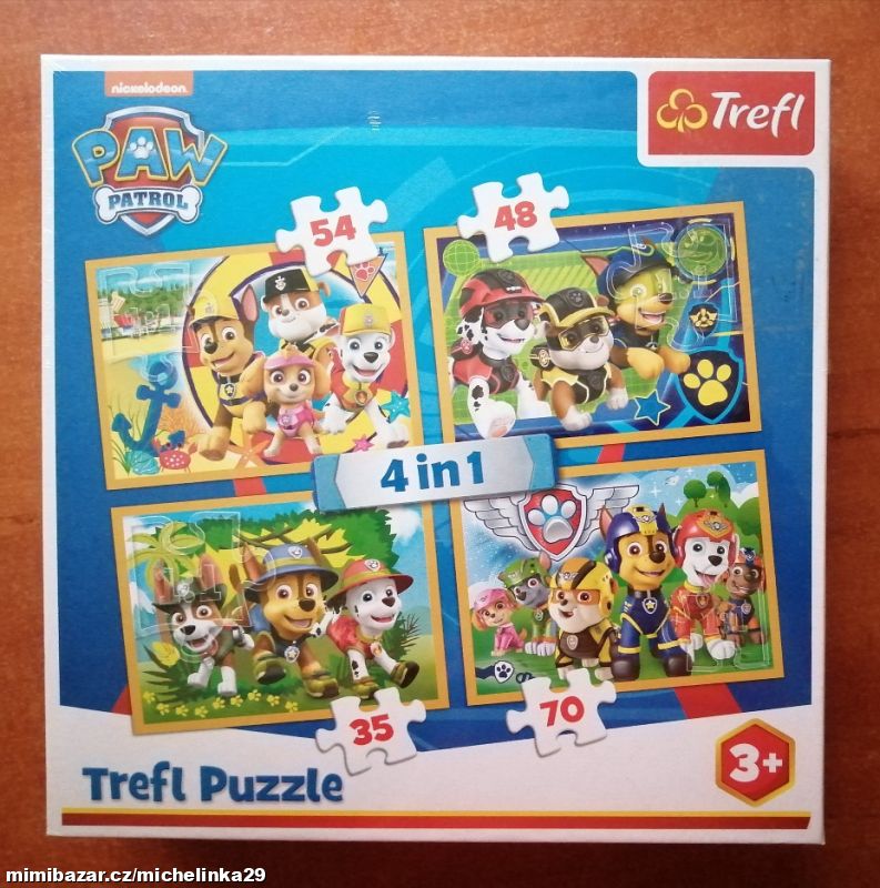 Puzzle 4v1 Paw Patrol