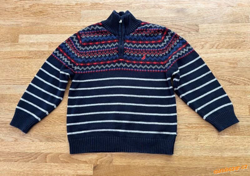 Svetr Nautica modrý vel. 10 - 12 let (146/152)
