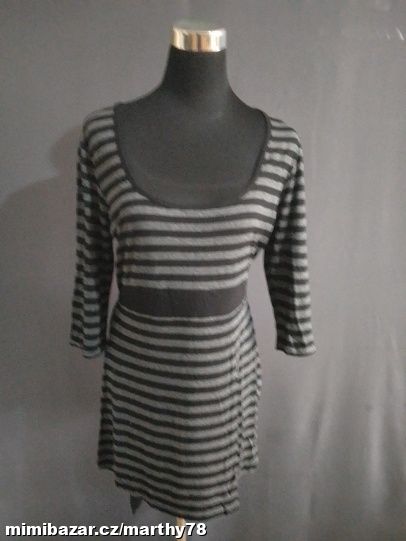 VÝPRODEJ : DÁMSKÉ TRIKO S PROUŽKEM, VEL.L