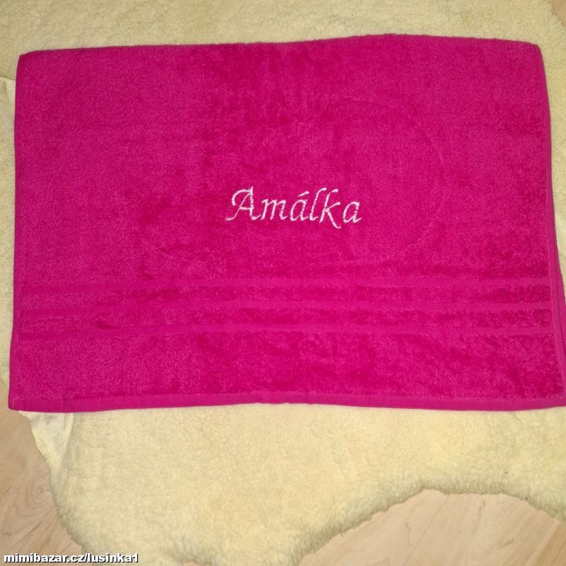Osuška se jménem na přání