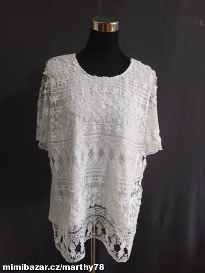 *** KRÁSNÉ DÁMSKÉ TRIKO S KRAJKOU, VEL.48/50 ***
