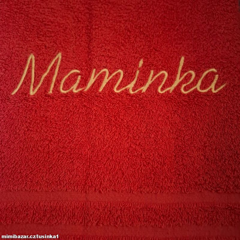 Osuška se jménem na přání