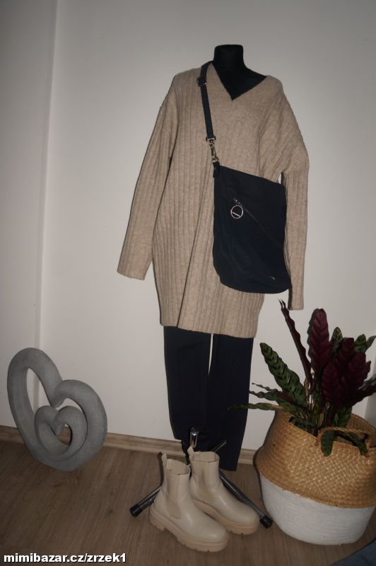 ASOS pletené oversize šaty vel.S