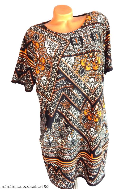 Měkoučká šato tunika s kapsami vel.48 ...outlet